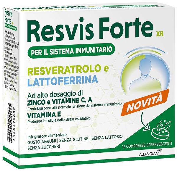 RESVIS FORTE XR 12 COMPRESSE EFFERVESCENTI - Farmastop