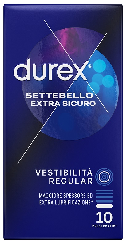 PROFILATTICO DUREX SETTEBELLO EXTRA SICURO 10 PEZZI - Farmastop