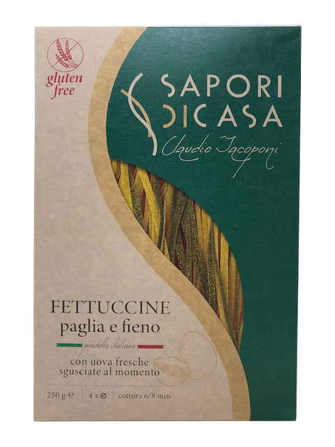 FETTUCCINE PAGLIA & FIENO ALL'UOVO 250 G - Farmastop