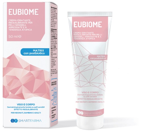 EUBIOME CREMA IDRATANTE RIEQUILIBRANTE PELLI SENSIBILI ARROSSATE TENDENZA ATOPICA 150 ML - Farmastop