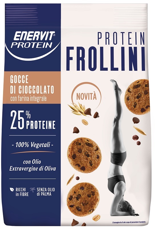 ENERVIT PROTEIN FROLLINO GOCCE CIOCCOLATO 200 G - Farmastop