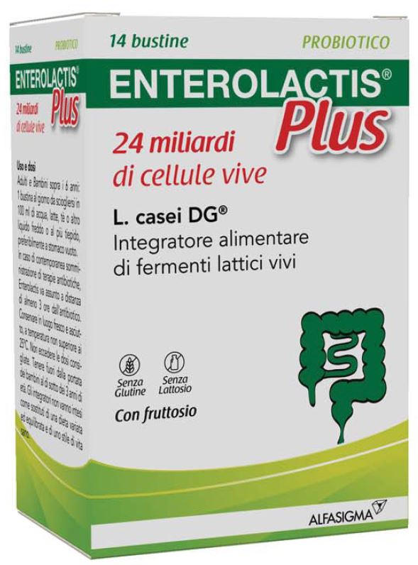 ENTEROLACTIS PLUS 14 BUSTINE - Farmastop