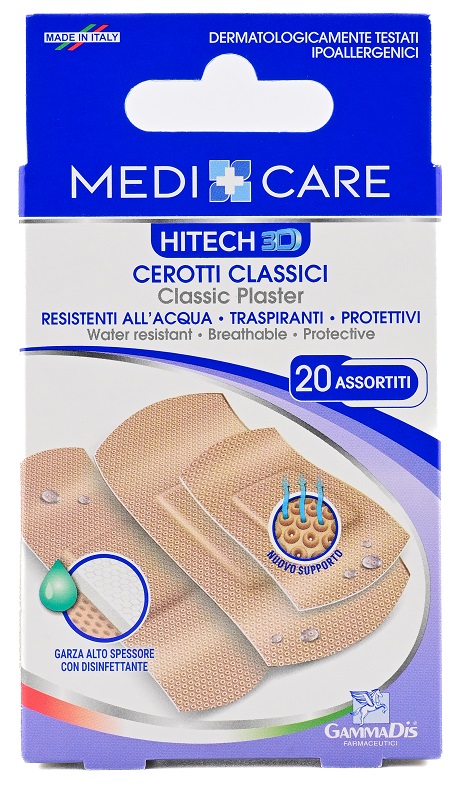 CEROTTO MEDICARE CLASSICI 3D ASSORTITI 20 PEZZI - Farmastop