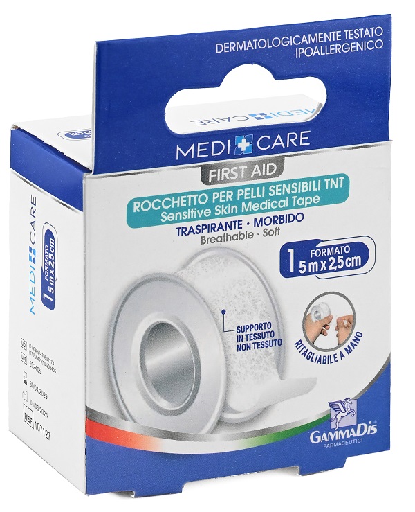 CEROTTO IN ROCCHETTO MEDICARE  TNT BIANCO 500X2,5 CM - Farmastop
