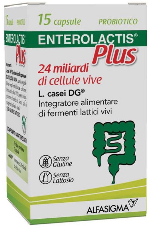 ENTEROLACTIS PLUS 15 CAPSULE - Farmastop