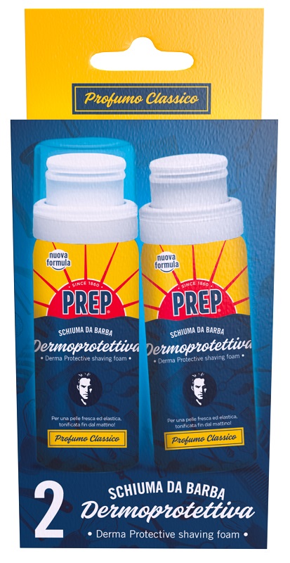 PREP SCHIUMA BARBA CLASSICA 2 PEZZI DA 50 ML - Farmastop