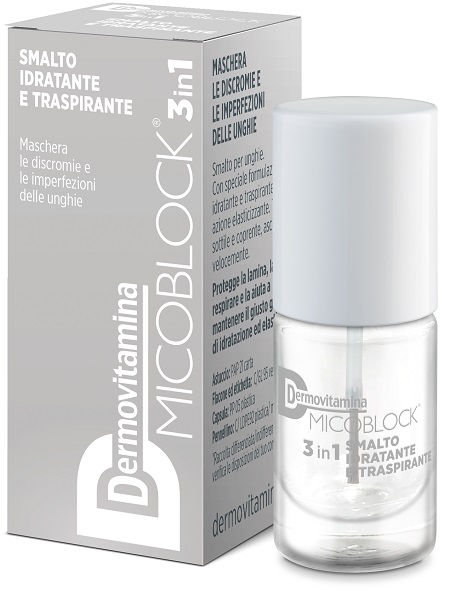 DERMOVITAMINA MICOBLOCK SMALTO BASE&TOP COAT 19 TRASPARENTE 5 ML - Farmastop
