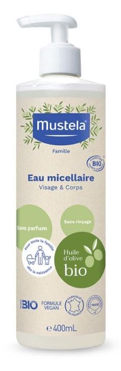 MUSTELA ACQUA MICELLARE BIO 400 ML - Farmastop