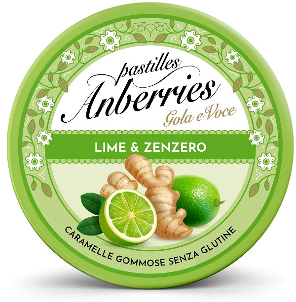 ANBERRIES LIME & ZENZERO 50 G - Farmastop