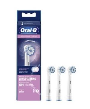 ORALB POWER REFILL EB60-3 SENSITIVE CLEAN 3 PEZZI - Farmastop