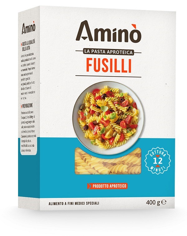 AMINO' LA PASTA APROTEICA FUSILLI 400 G - Farmastop
