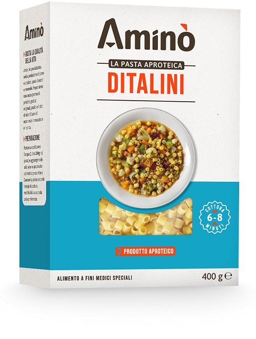 AMINO' LA PASTA APROTEICA DITALINI 400 G - Farmastop