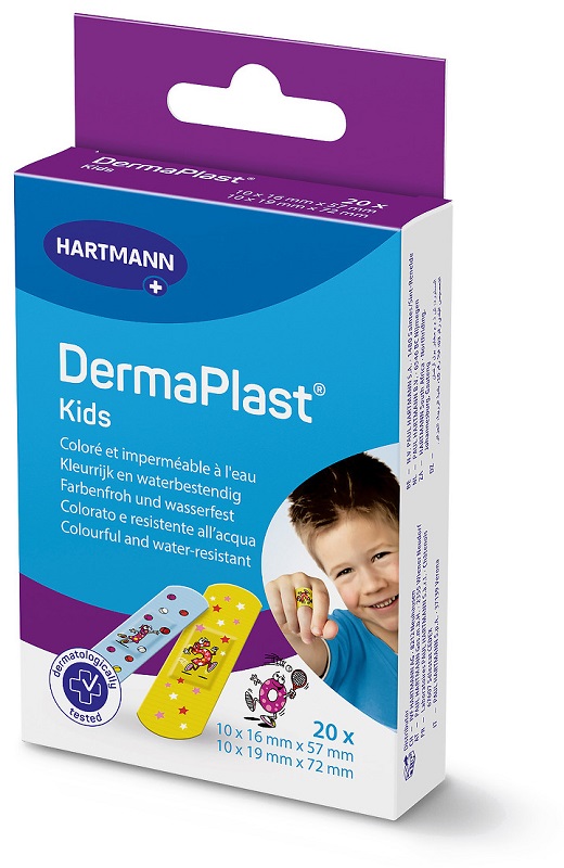 DERMAPLAST KIDS CEROTTO 2 FORMATI 20 PEZZI - Farmastop