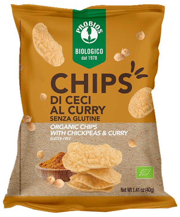 PROBIOS CHIPS CECI CURRY 40 G - Farmastop