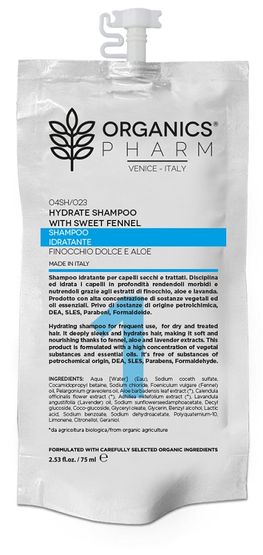 ORGANICS PHARM HYDRATE SHAMPOO 75 ML - Farmastop
