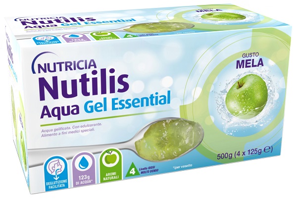 NUTILIS AQUA GEL MELA 4 PEZZI DA 125 G - Farmastop