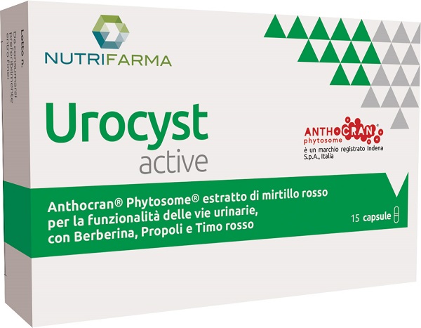 NUTRIFARMA UROCYST ACTIVE 15 CAPSULE - Farmastop