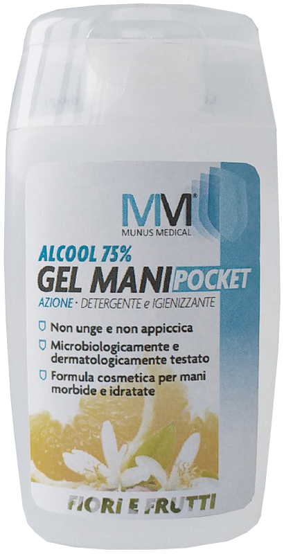 MUNUS MEDICAL GEL IGIENIZZANTE MANI FIORI&FRUTTI 100 ML - Farmastop