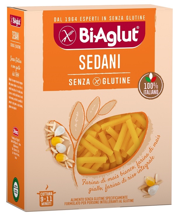 BIAGLUT PASTA SENZA GLUTINE SEDANI 400 G - Farmastop