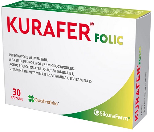 KURAFER FOLIC 30 CAPSULE - Farmastop