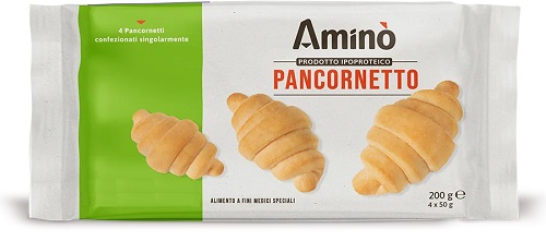 AMINO' PANCORNETTO IPOPROTEICO 4 PEZZI X 50 G - Farmastop