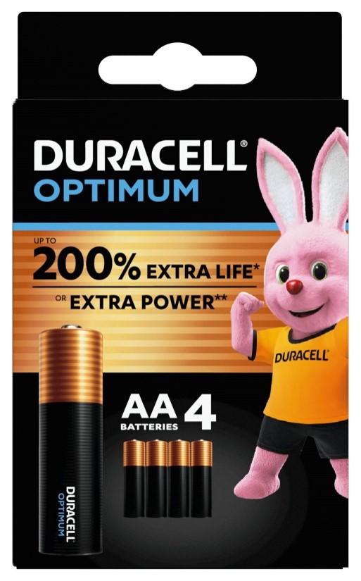 DURACELL OPTIMUM AA B4 16 PEZZI - Farmastop