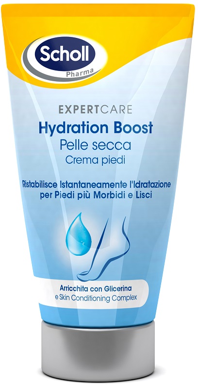 SCHOLL EXPERTCARE HYDRATION BOOST PELLE SECCA CREMA PIEDI 150 ML - Farmastop