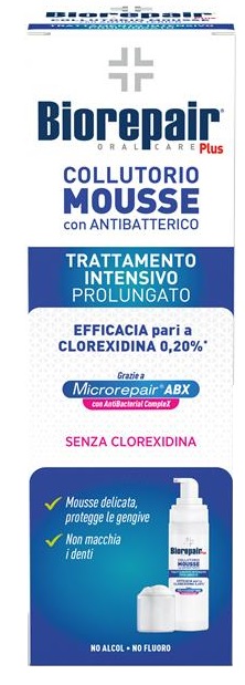 BIOREPAIR PLUS COLLUTORIO MOUSSE ANTIBATTERICO ABX 200 ML - Farmastop
