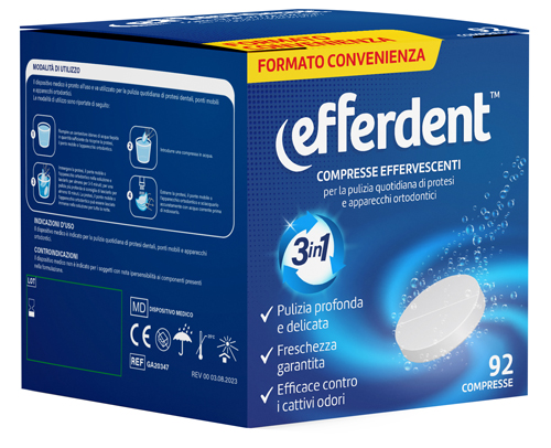EFFERDENT 92 COMPRESSE EFFERVESCENTI - Farmastop