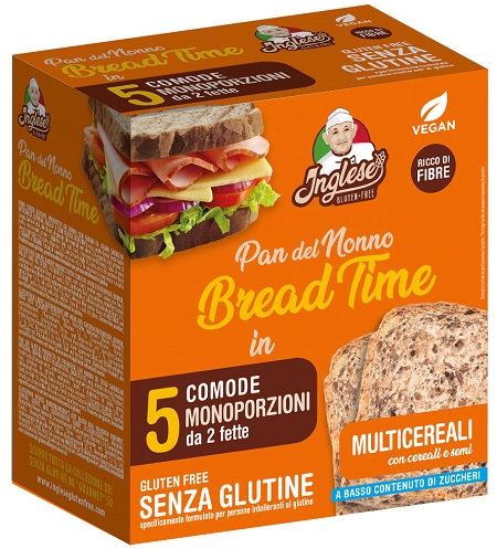 INGLESE BREAD TIME MULTICEREALI 2 PEZZI DA 125 G - Farmastop