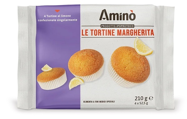 AMINO' LE TORTINE MARGHERITA 4 PEZZI X 52,5G - Farmastop