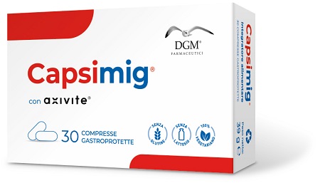 CAPSIMIG 30 COMPRESSE GASTROPROTETTE - Farmastop