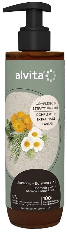 ALVITA SHAMPOO + BALSAMO 2 IN 1 400 ML - Farmastop