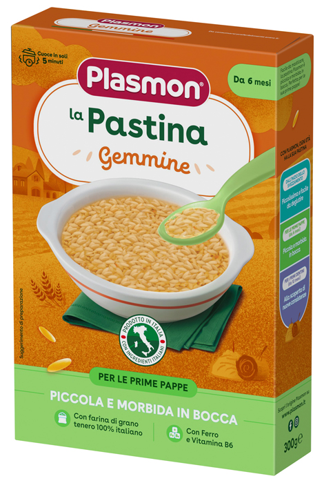 PLASMON PASTA GEMMINE 300 G - Farmastop