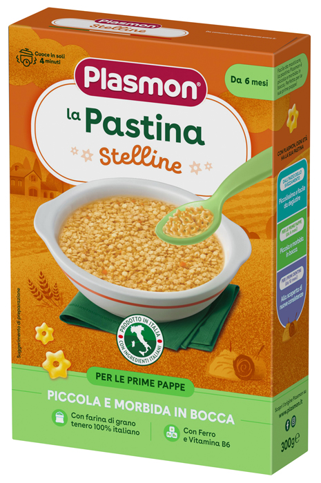 PLASMON PASTA STELLINE 300 G - Farmastop
