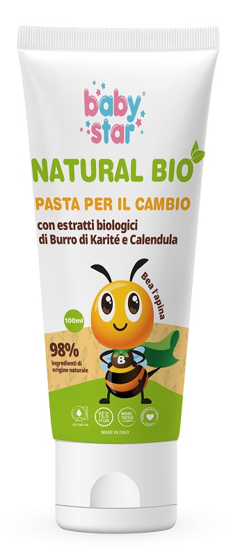 BABYSTAR PASTA CAMBIO PROTETTIVA NATURAL BIO 100 ML - Farmastop