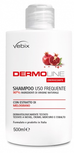 VEBIX DERMOLINE MELOGRANO SHAMPOO USO FREQUENTE 500 ML - Farmastop