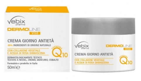 VEBIX DERMOLINE VISO CREMA GIORNO ANTIETA' 50 ML - Farmastop
