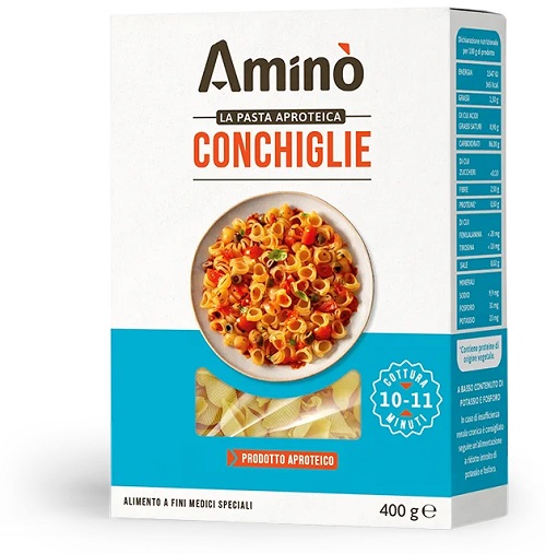 AMINO' CONCHIGLIE APROTEICHE 400 G - Farmastop