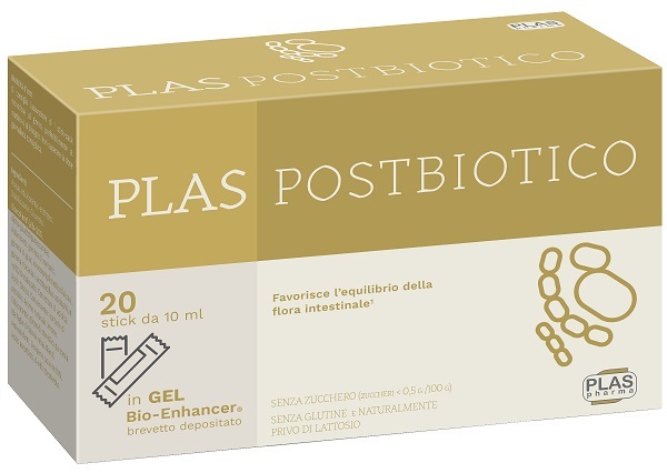 PLAS POSTBIOTICO 20 STICK PACK - Farmastop