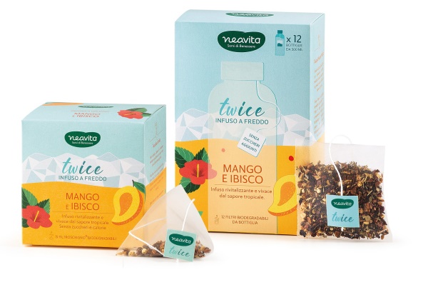 NEAVITA INFUSO TWICE MANGO/IBISCO MAXIFILTRO TO GO 12 PEZZI - Farmastop