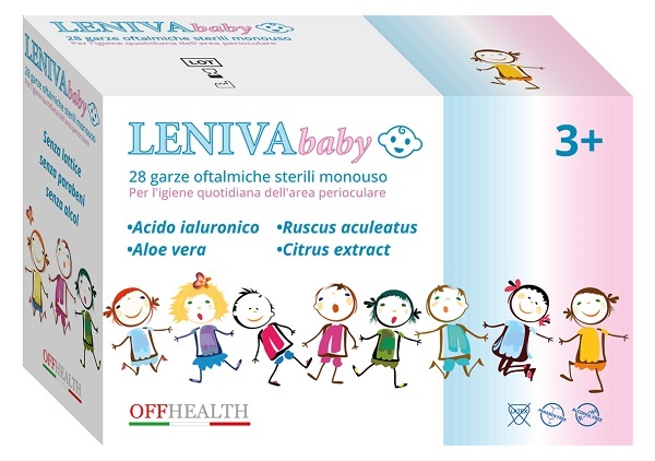 LENIVA BABY GARZE OFTALMICHE 28 PEZZI - Farmastop