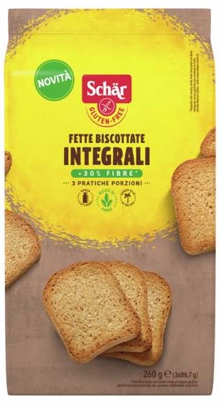 SCHAR FETTE BISCOTTATE INTEGRALI 260 G - Farmastop