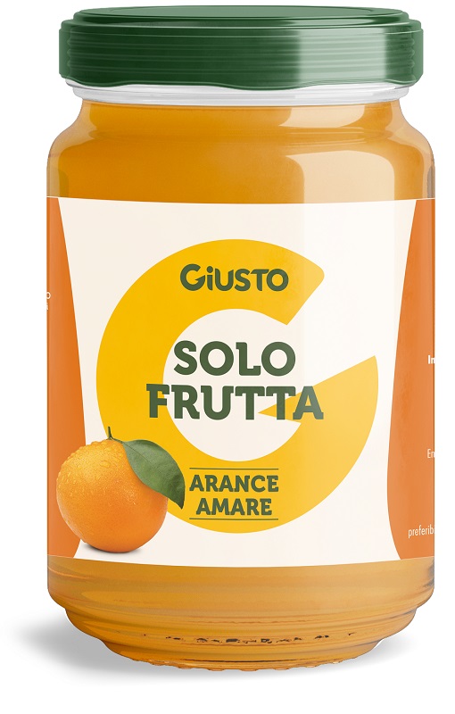 GIUSTO SOLO FRUTTA CONFETTURA ARANCE AMARE 220 G - Farmastop