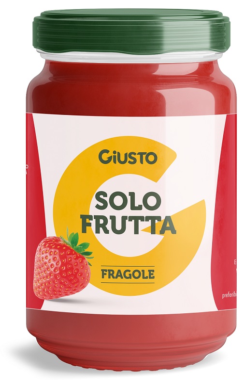 GIUSTO SOLO FRUTTA CONFETTURA FRAGOLE 220 G - Farmastop