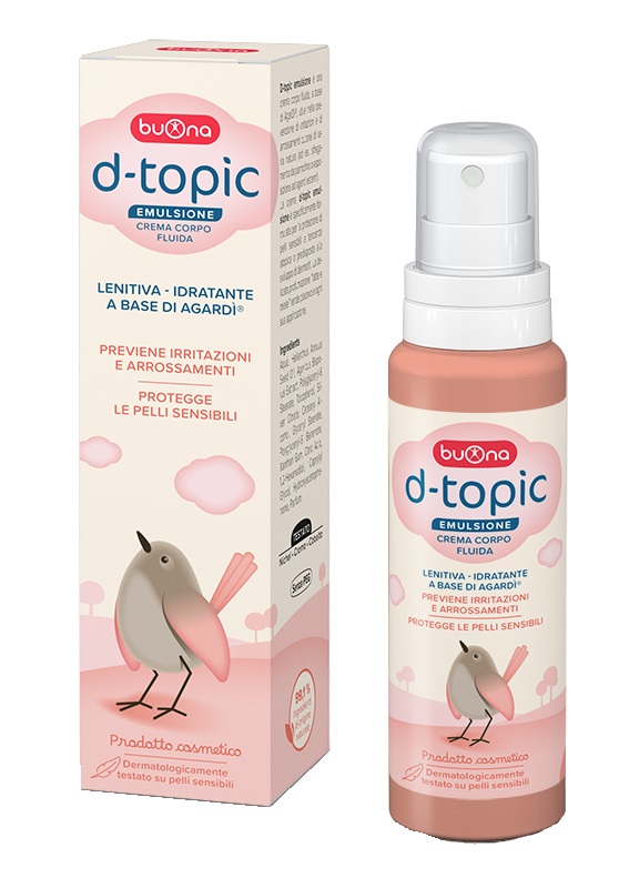 DTOPIC EMULSIONE CREMA CORPO FLUIDA LENITIVA IDRATANTE A BASE DI AGARDI' 100 ML - Farmastop