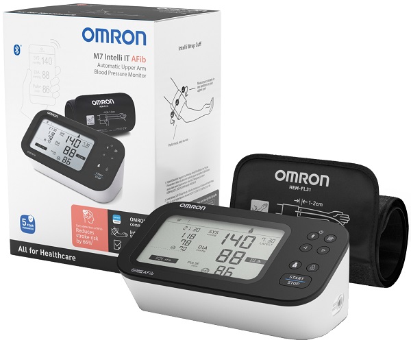 SFIGMOMANOMETRO DA BRACCIO OMRON M7 INTELLI AFIB - Farmastop