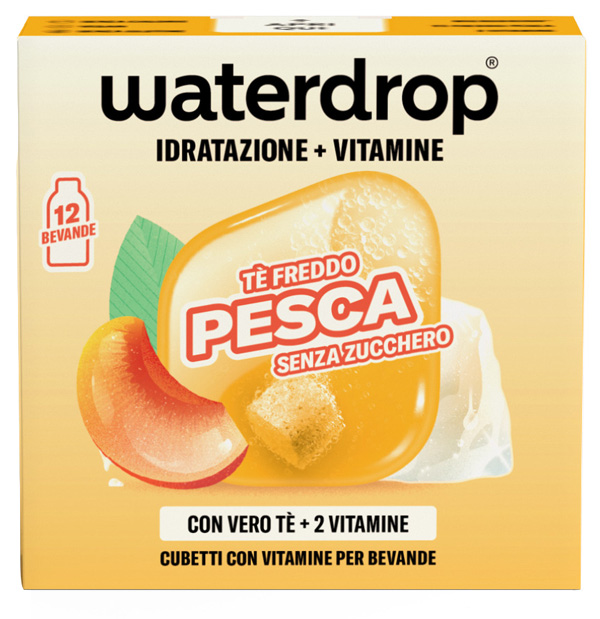 WATERDROP ICE TEA PESCA 12 CUBETTI - Farmastop