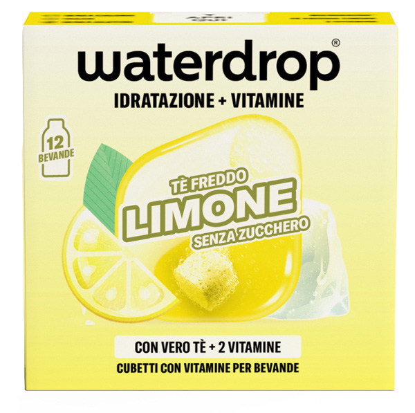 WATERDROP ICE TEA LIMONE 12 CUBETTI - Farmastop