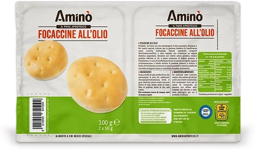 AMINO' FOCACCINE OLIO 100 G - Farmastop